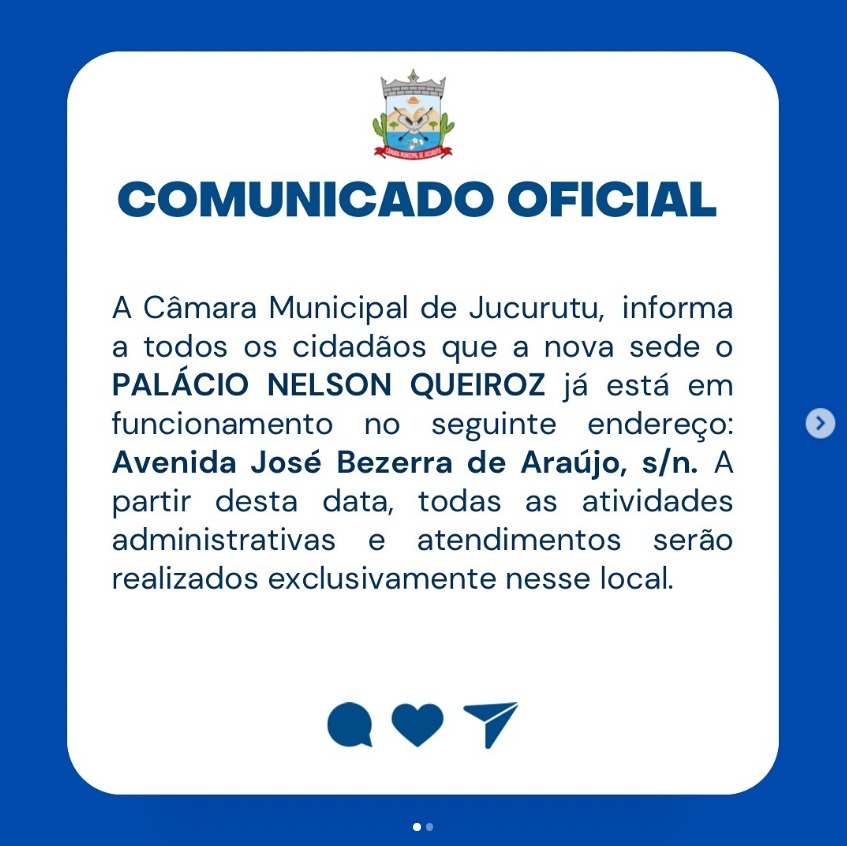A Câmara Municipal está de casa nova! 🏛️